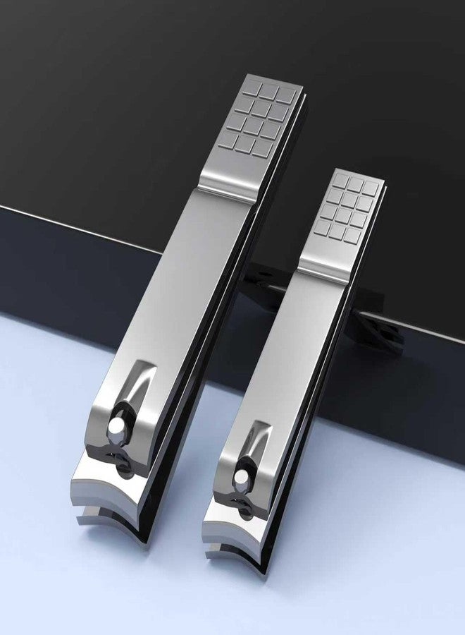 Derlaier Nail Clippers Set - Toenail Clippers & Fingernail Clipper Combo, Dual-Size Stainless Steel Nail Cutters for Home/Travel, Anti-Slip Grip, Ingrown Nail Care Tool - Image 5